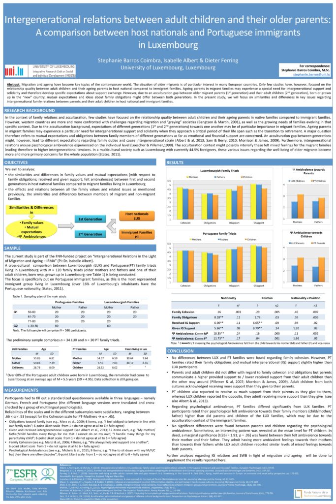 Intergenerational relations between adult children and their older ...